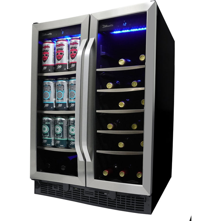 Danby Silhouette 24 in., 27 Bottle & 60 Can Bottle Capacity, Beverage Center, SBC051D1BSS