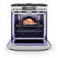 Midea 30 In. Slide-In Gas Range with 6.1 cu. ft. Self-Cleaning Oven in Stainless Steel, MGS30S2AST