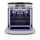 Midea 30 In. Slide-In Gas Range with 5 Burners and 6.1 cu. ft. Self-Cleaning Oven in Stainless Steel, MGS30S4AST