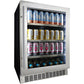 Danby Silhouette 24 In. 6 Wine Bottle & 126 Can Capacity, Beverage Center, SPRBC056D1SS