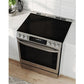 Midea 30 In. Slide-In Electric Range 6.3 cu. ft. Self-Cleaning Oven in Stainless Steel, MES30S4AST