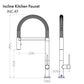 ZLINE Incline Kitchen Faucet in Chrome, INC-KF-CH