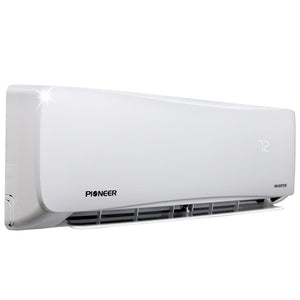 Pioneer® 12,000 BTU 22 SEER 230V Ductless Mini-Split Inverter++ Air Conditioner Heat Pump System with 33 ft. Line Sets, WYS012GMFI22RL-33