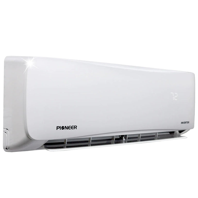 Pioneer® 9,000 BTU 21.5 SEER 115V Ductless Mini-Split Inverter++ Air Conditioner Heat Pump System with 33 ft. Line Sets, WYS009AMFI22RL-33