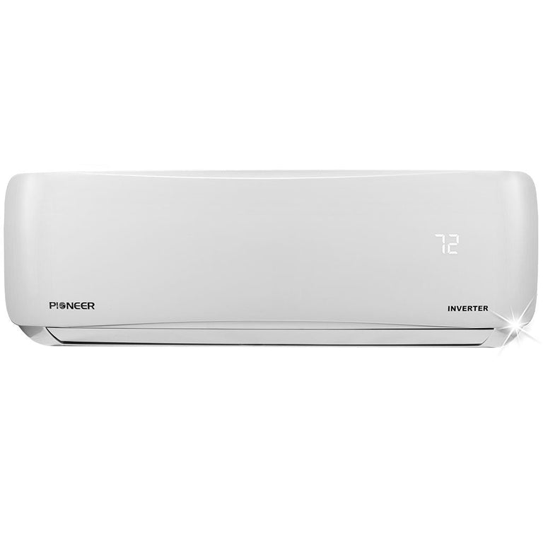 Pioneer® 9,000 BTU 20.5 SEER 115V Ductless Mini-Split Inverter + Air Conditioner Heat Pump System with 10 ft. Line Sets, WYS009AMFI20RL-10