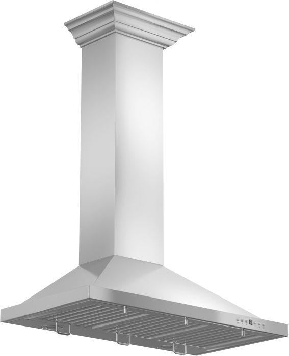 ZLINE 30 inch Autograph Edition Range Hood with Stainless Steel Shell and Champagne Bronze Handle, 8654STZ-30-CB