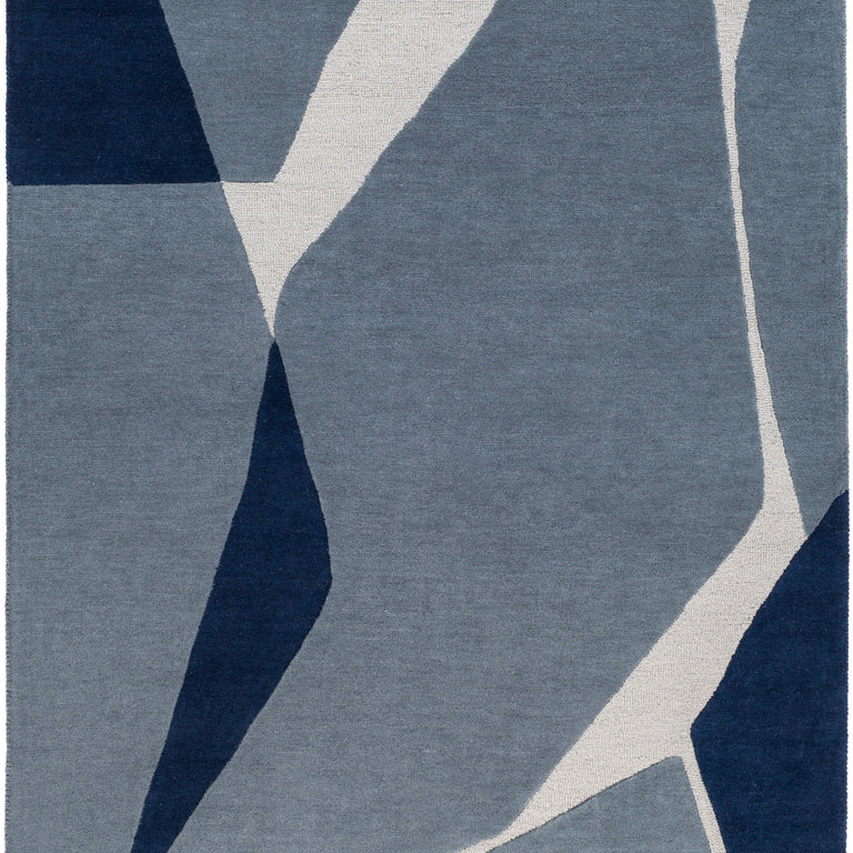 Surya Kennedy Modern Rug - 4 x 6 feet, Dark Blue, KDY3017-46