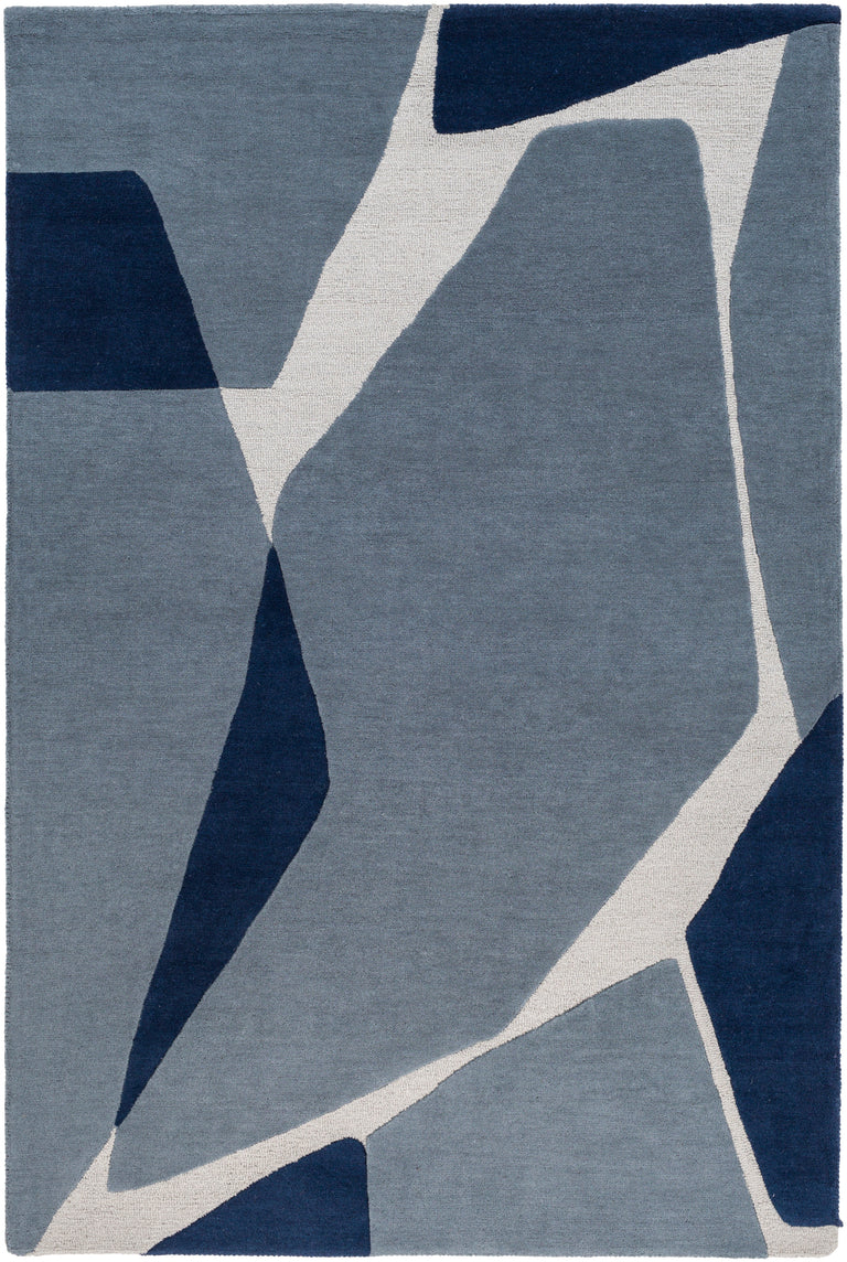 Surya Kennedy Modern Rug - 2 x 3 feet, Dark Blue, KDY3017-23
