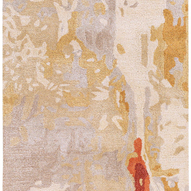Surya Kavita Modern Rug - 2.6 x 8 feet, Brick, KVT2305-268