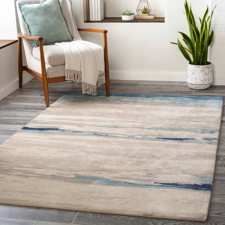 Surya Kavita Modern Rug - 2.6 x 8 feet, Taupe, KVT2306-268