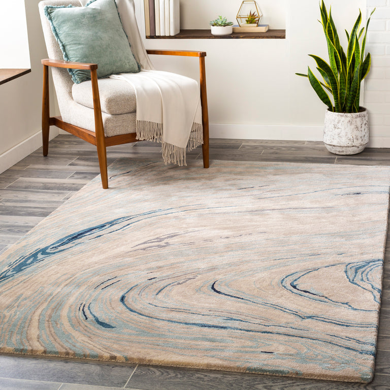 Surya Kavita Modern Rug - 2 x 3 feet, Taupe, KVT2308-23