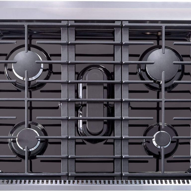 Thor Kitchen Appliance Package - 30 in. Natural Gas Range, Range Hood, Microwave Drawer, Refrigerator, Dishwasher, Wine Cooler, AP-LRG3001U-8
