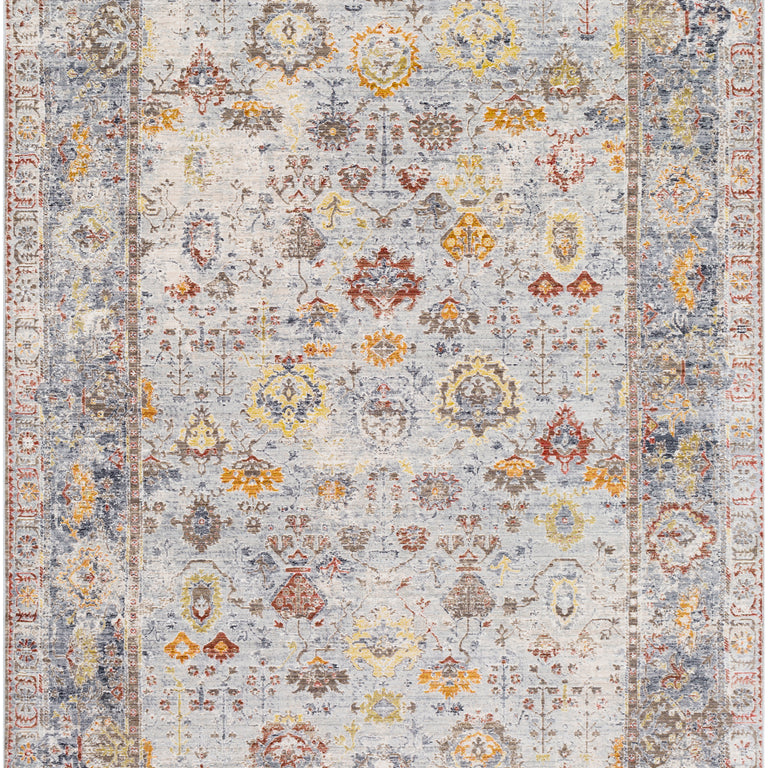 Surya Liverpool Traditional Rug - 5 x 8 feet, Charcoal, LVP2300-5710