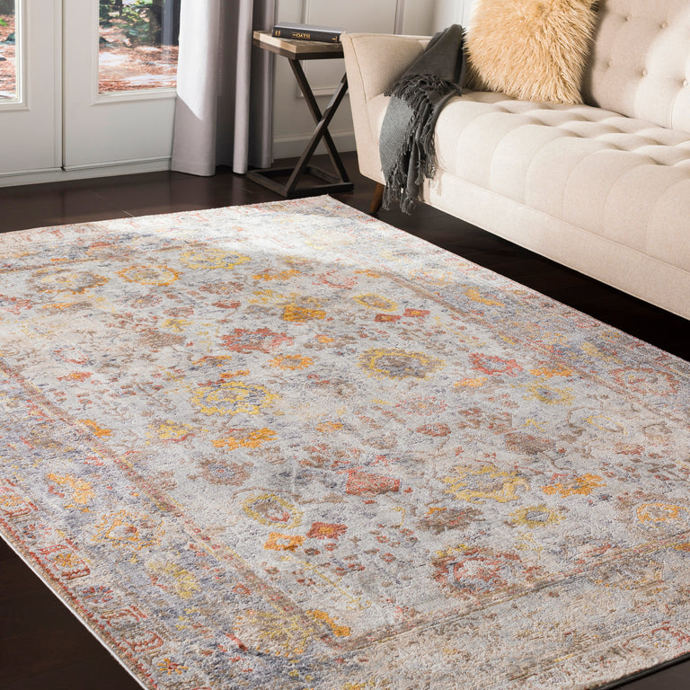 Surya Liverpool Traditional Rug - 5 x 8 feet, Charcoal, LVP2300-5710