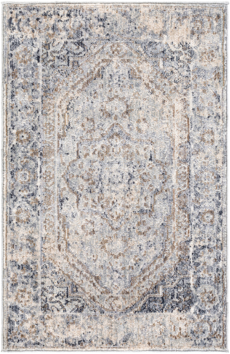 Surya Liverpool Traditional Rug - 3 x 5 feet, Charcoal, LVP2302-275
