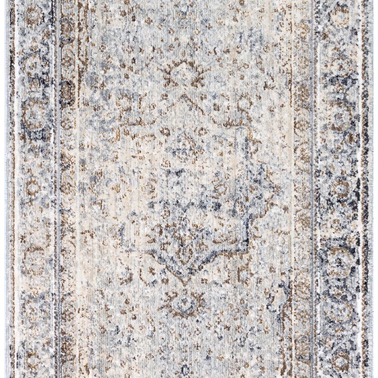 Surya Liverpool Traditional Rug - 2.6 x 10 feet, Charcoal, LVP2302-27103