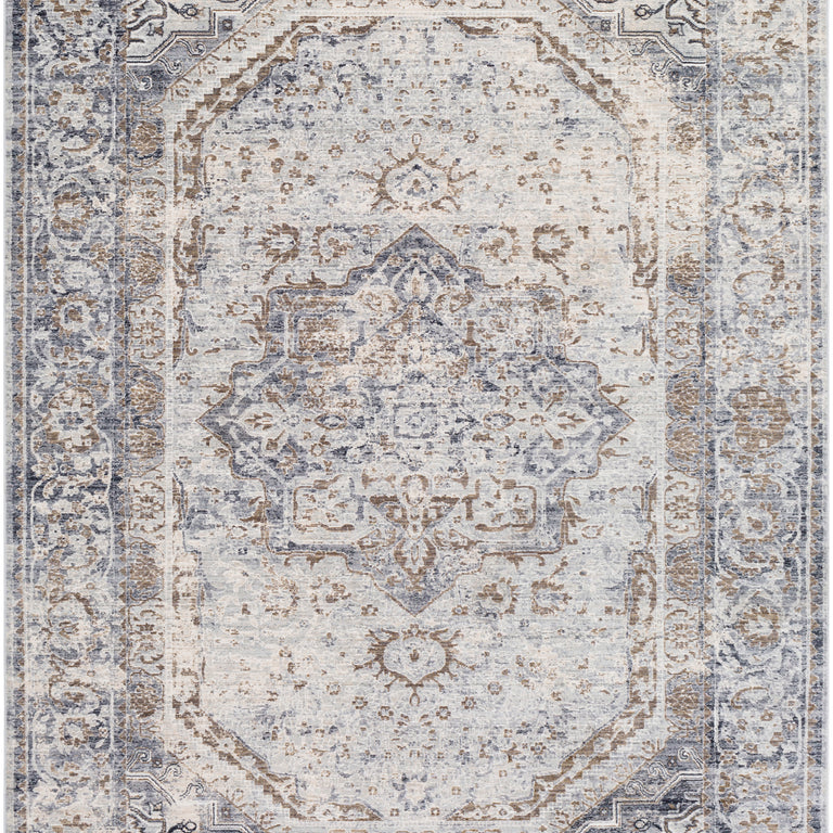 Surya Liverpool Traditional Rug - 5 x 8 feet, Charcoal, LVP2302-5710
