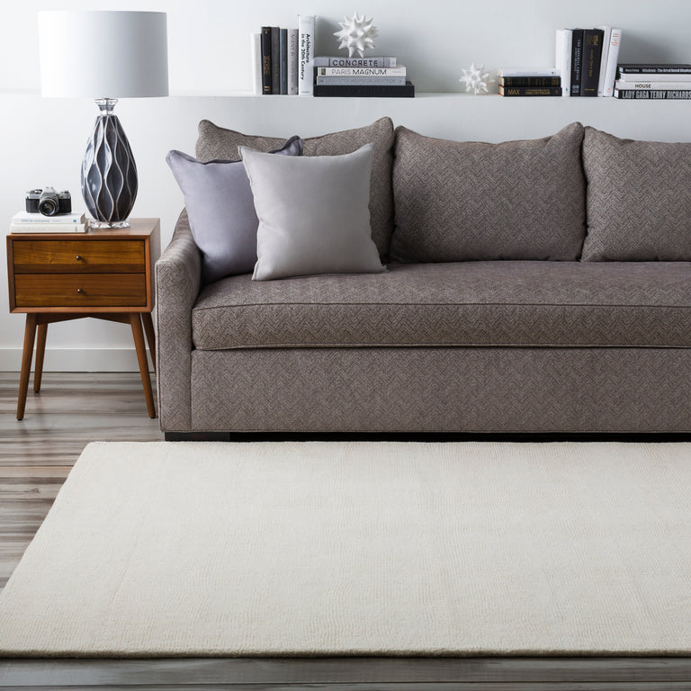 Surya Mystique Modern Rug - 2.6 x 8 feet, Cream, M262-268