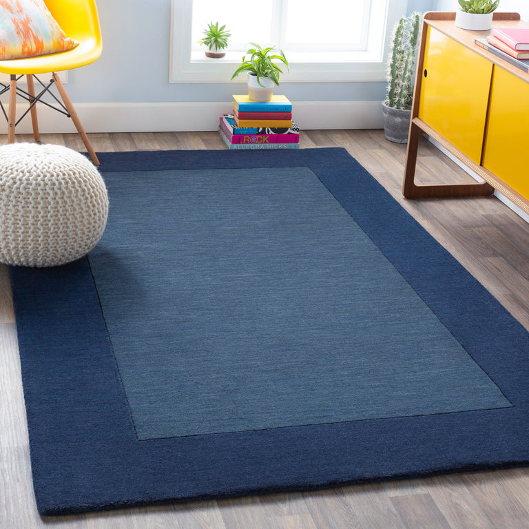 Surya Mystique Modern Rug - 3 x 5 feet, Navy, M309-3353