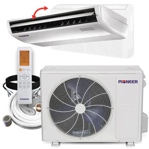 Pioneer® 18,000 BTU 20 SEER Floor/Ceiling Mini-Split Air Conditioner Heat Pump System Without Installation Kit, UYB018GMFILCAD-00