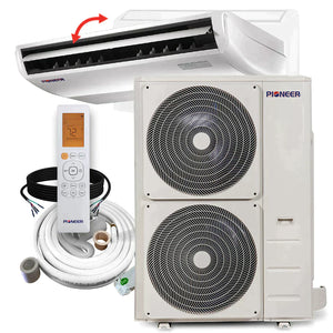 Pioneer® 48,000 BTU 18 SEER Floor/Ceiling Mini-Split Air Conditioner Heat Pump System Without Installation Kit, UYB048GMFILCBD-00