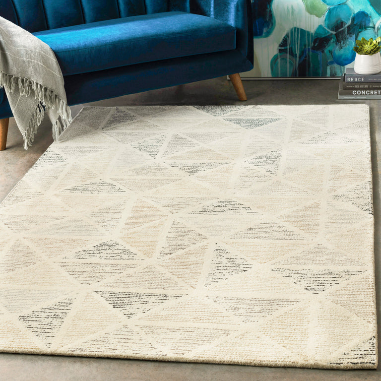 Surya Melody Modern Rug - 4 x 6 feet, Black, MDY2004-46