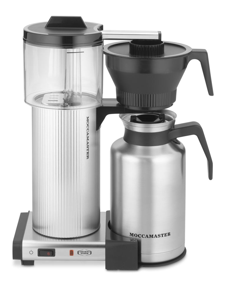 Moccamaster CDT Grand in Brushed Silver
