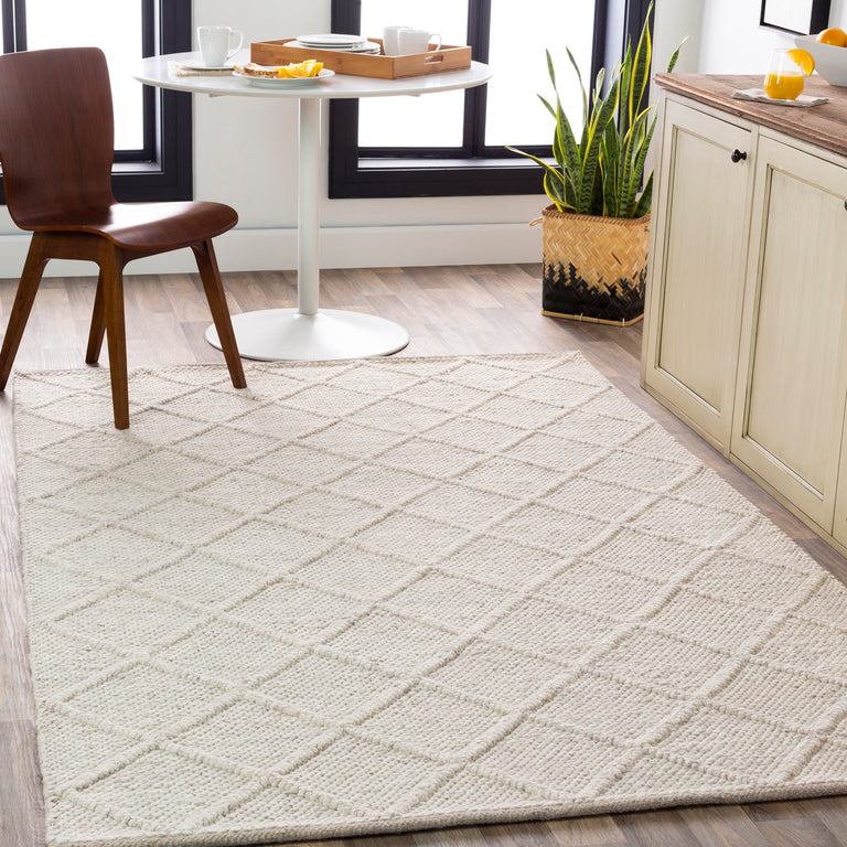 Surya Napels Modern Rug - 3 x 5 feet, White, NPL2303-35