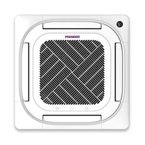 Pioneer® 24,000 BTU 20.7 SEER 8-Way Slim Cassette Mini-Split Air Conditioner Heat Pump System with 10 ft. Line Sets, CYB024GMFILCBD-10