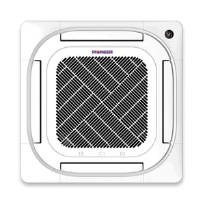 Pioneer® 48,000 BTU 17.8 SEER 8-Way Slim Cassette Mini-Split Air Conditioner Heat Pump System with 33 ft. Line Sets, CYB048GMFILCBD-33