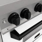 ZLINE Autograph 30" 4.0 cu. ft. Dual Fuel Range with White Matte Door and Black Matte Accents, RAZ-WM-30-MB