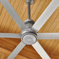 Big Ass Fans i6 72" Ceiling Fan in Brushed Aluminum, Downrod 6", Indoors