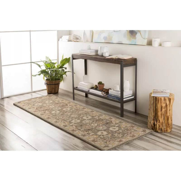 Surya Caesar Traditional Rug - 4 feet, Charcoal, CAE1005-4RD