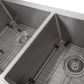 ZLINE Farmhouse Series 36 Inch Undermount Double Bowl Apron Sink in Stainless Steel, SA60D-36-2