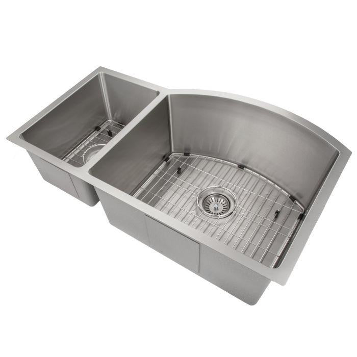 ZLINE Gateway Series 33 Inch Undermount Double Bowl Sink in Stainless Steel SC30D-33