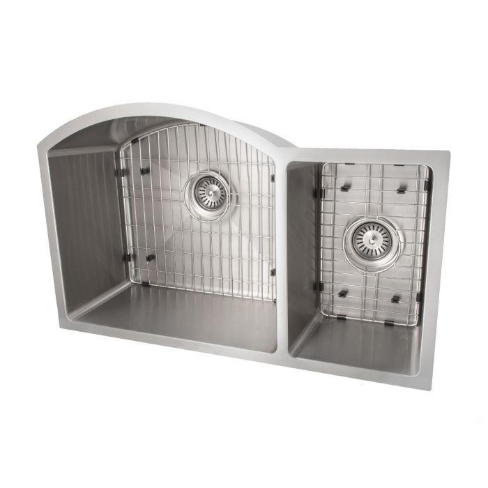 ZLINE Gateway Series 33 Inch Undermount Double Bowl Sink in Stainless Steel SC70D-33-1