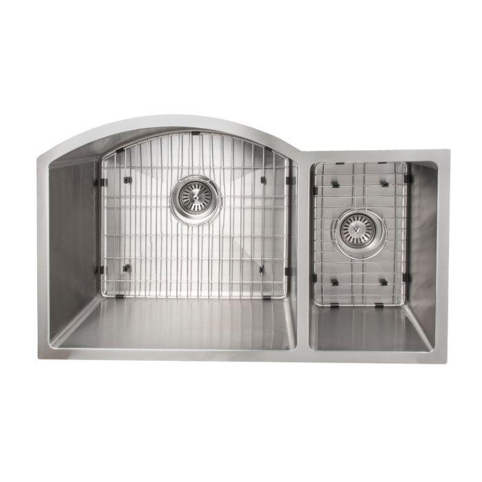 ZLINE Gateway Series 33 Inch Undermount Double Bowl Sink in Stainless Steel SC70D-33-2