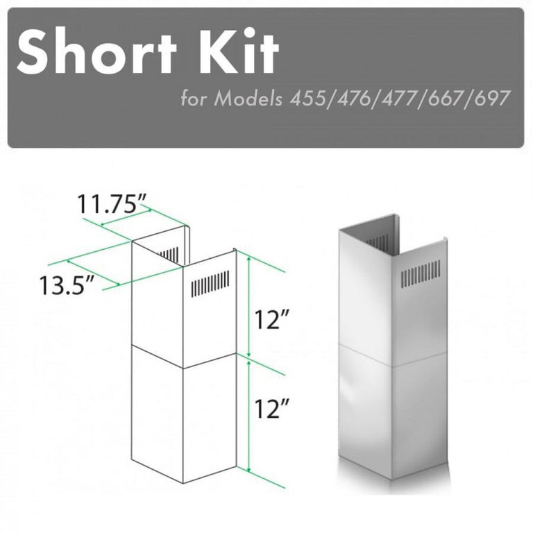 ZLINE Short Kit for 8ft. Ceilings (SK-455/476/477/667/697)
