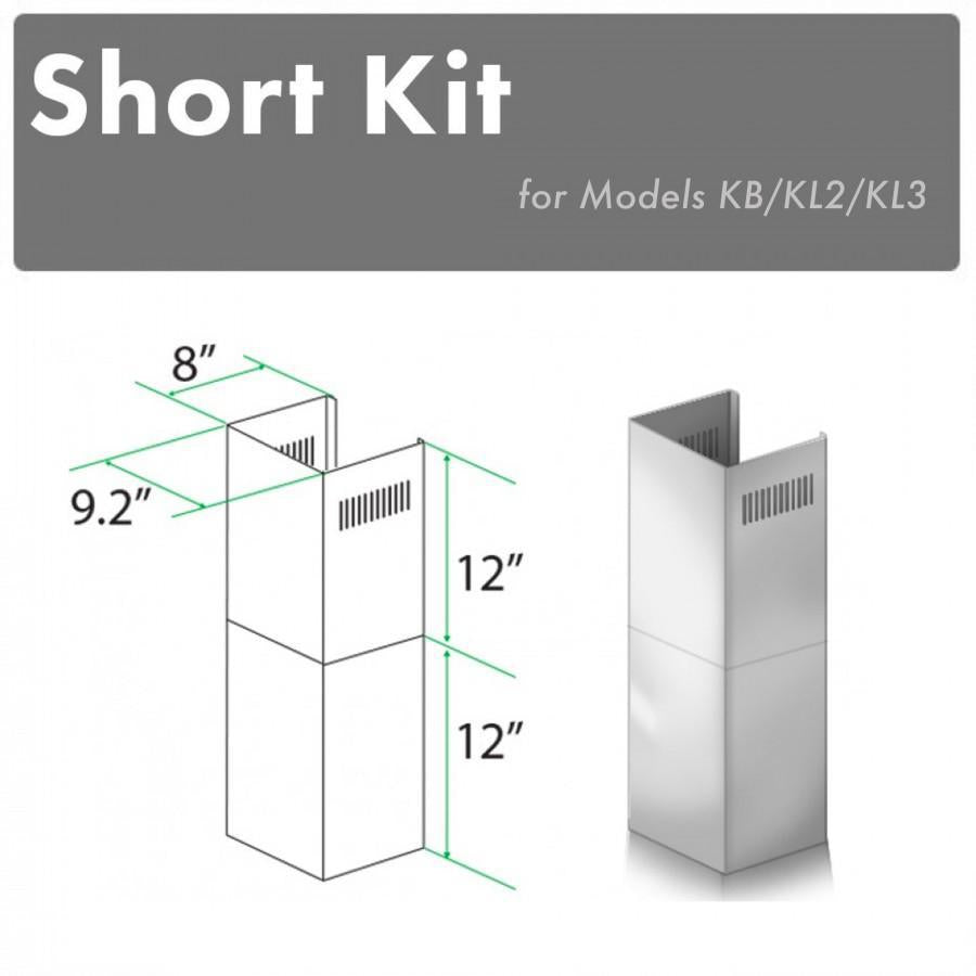 ZLINE Range Hood Chimney Short Kit for 8ft. Ceilings, SK-KB/KL2/KL3