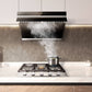 Fotile Slant Vent Series 30 in. 1,000 CFM Range Hood with Touchscreen in Onyx Black, JQG7505