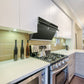 Fotile Slant Vent Series 30 in. 1,000 CFM Range Hood with Touchscreen in Onyx Black, JQG7505