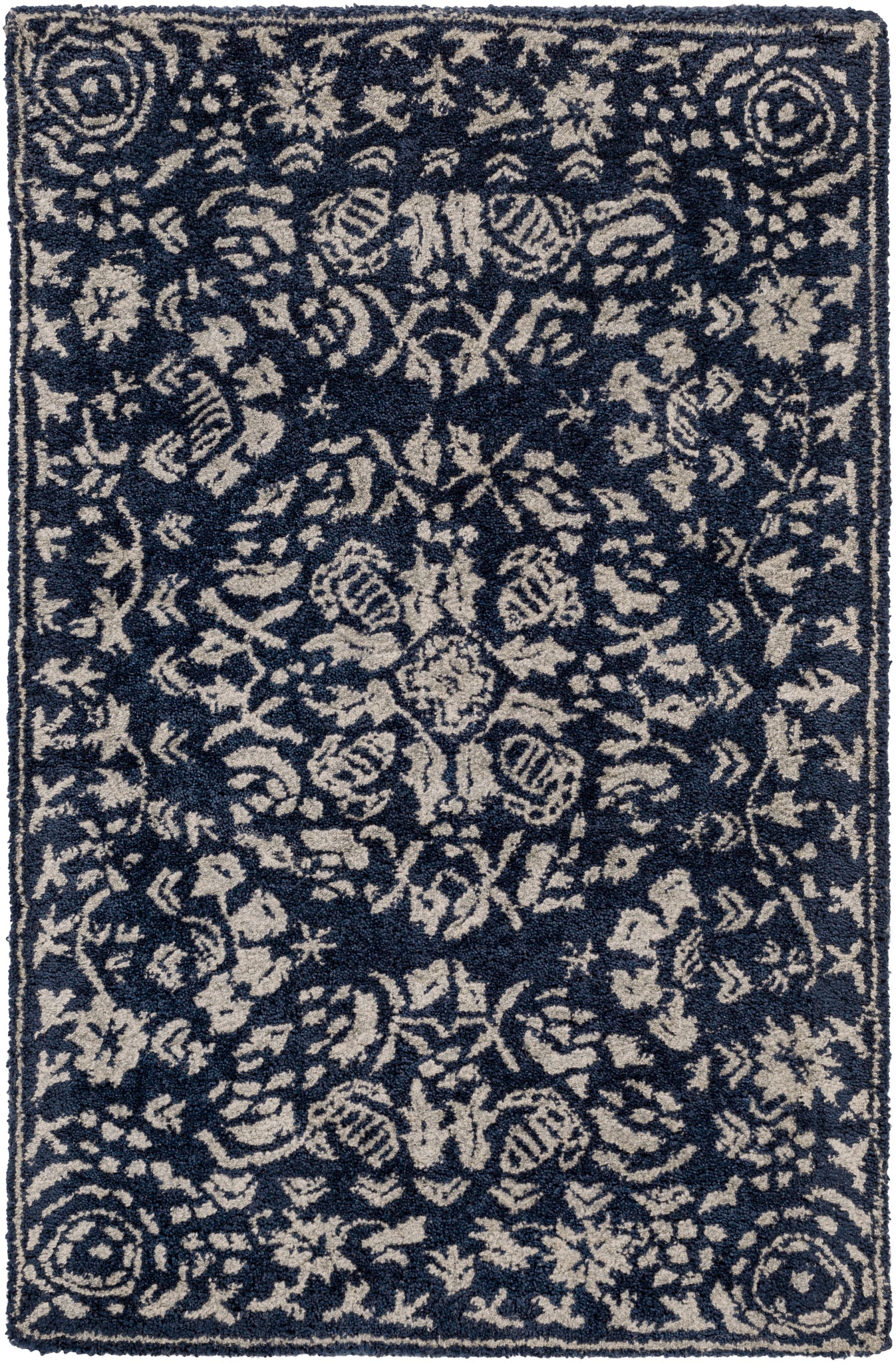 Surya Smithsonian Traditional Rug - 2 x 3 feet, Dark Blue, SMI2112-23