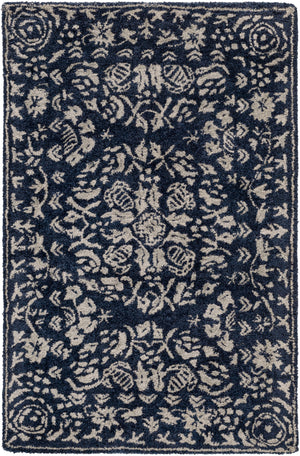 Surya Smithsonian Traditional Rug - 2 x 3 feet, Dark Blue, SMI2112-23