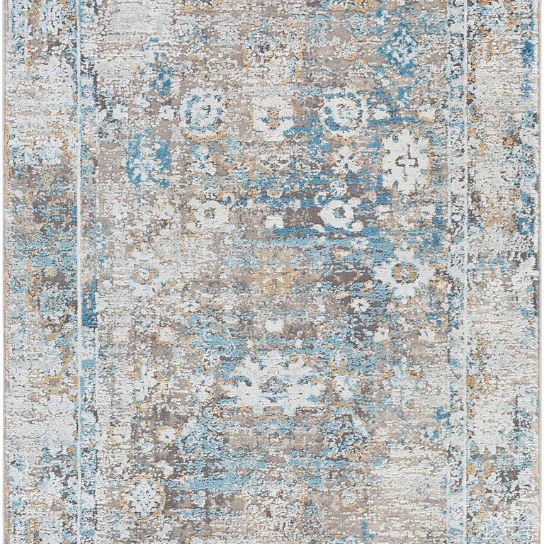 Surya Solar Traditional Rug - 3 x 5 feet, Sky Blue, SOR2307-35