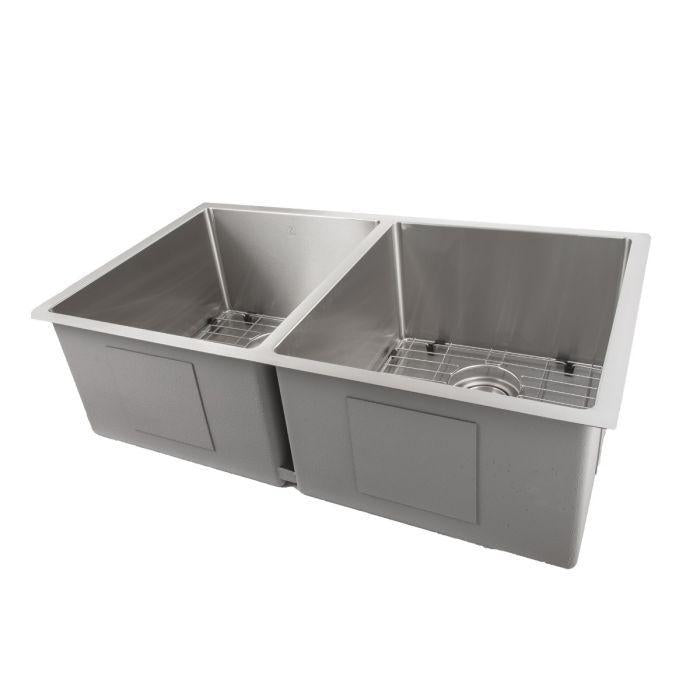 ZLINE Executive Series 33 Inch Undermount Double Bowl Sink in Stainless Steel SR50D-33
