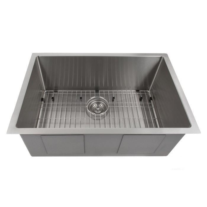 ZLINE Classic Series 27 Inch Undermount Single Bowl Sink in Stainless Steel SRS-27-1