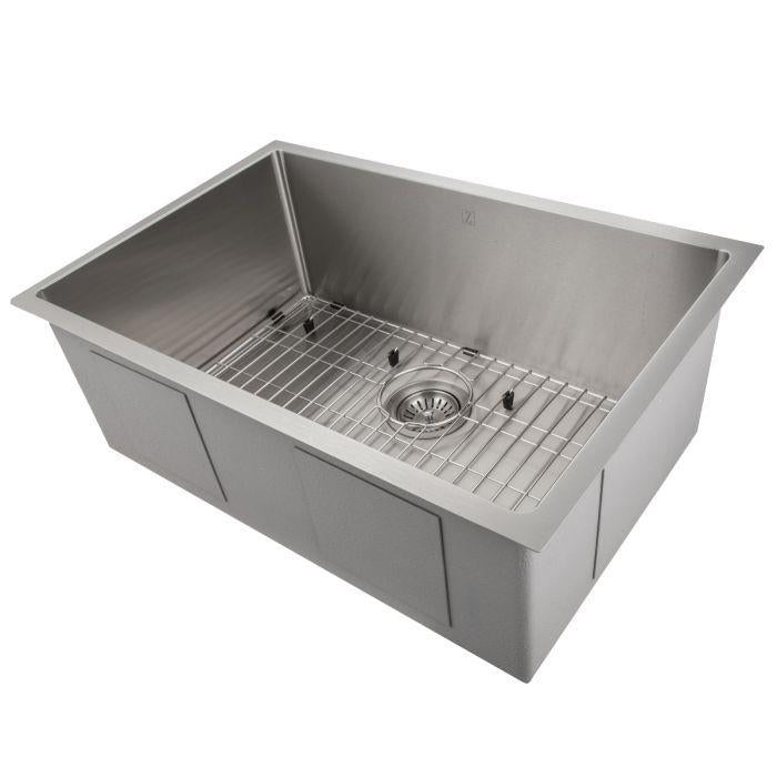 ZLINE Classic Series 30 Inch Undermount Single Bowl Sink in Stainless Steel SRS-30