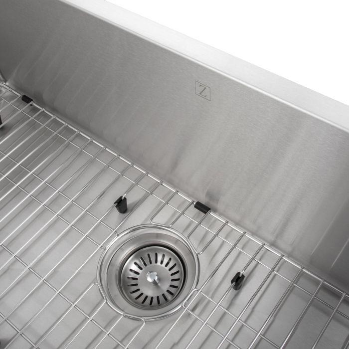 ZLINE Classic Series 33 Inch Undermount Single Bowl Sink in Stainless Steel SRS-33-2