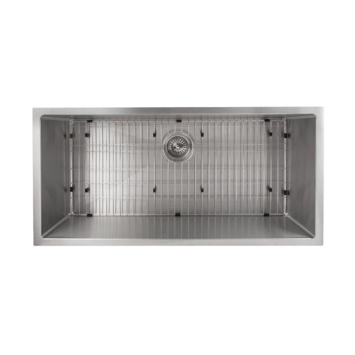 ZLINE Classic Series 33 Inch Undermount Single Bowl Sink in Stainless Steel SRS-33-3
