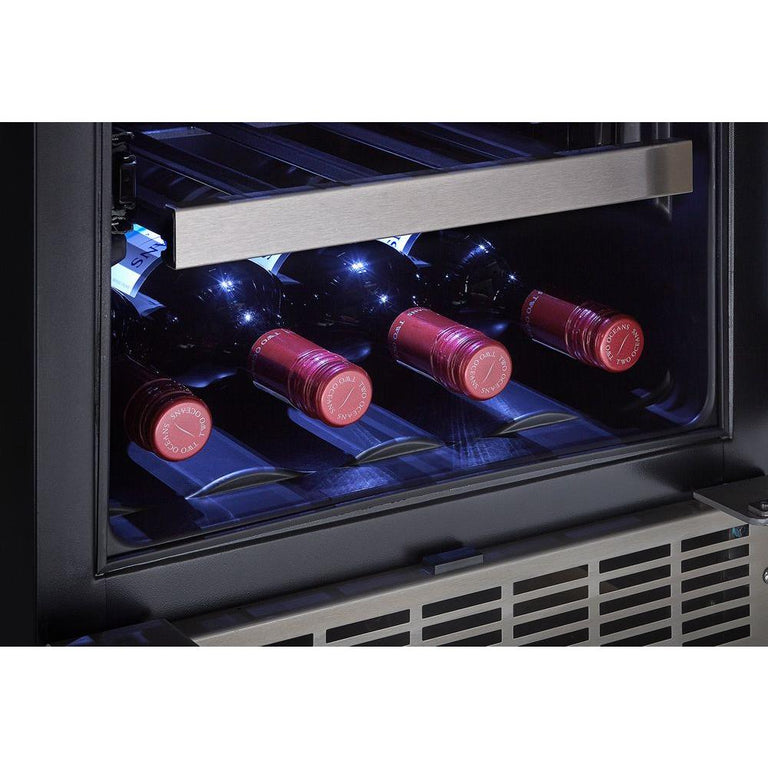 Danby Silhouette 15 in. 28 Bottle Capacity Wine Cooler, DWC031D1BSSPR